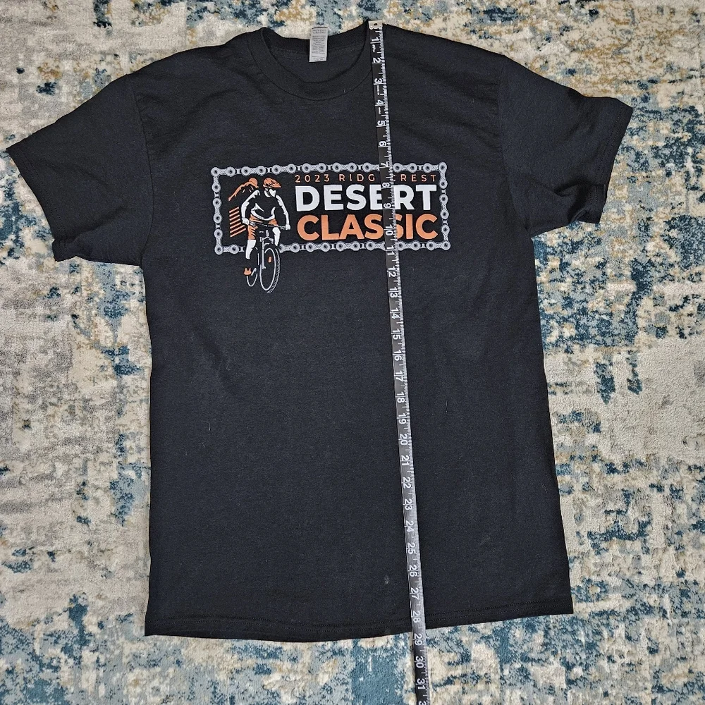 Ridgecrest Desert Classic 2023 MTB T Shirt Men’s M Black Graphic Mountain Biking